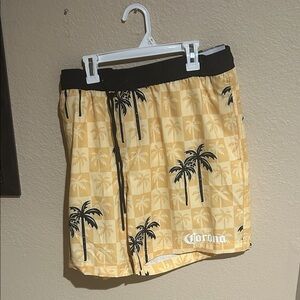 NWT Corona Extra Palm Tree Swim Trunks Men’s XL Beach Shorts Tropical Summer